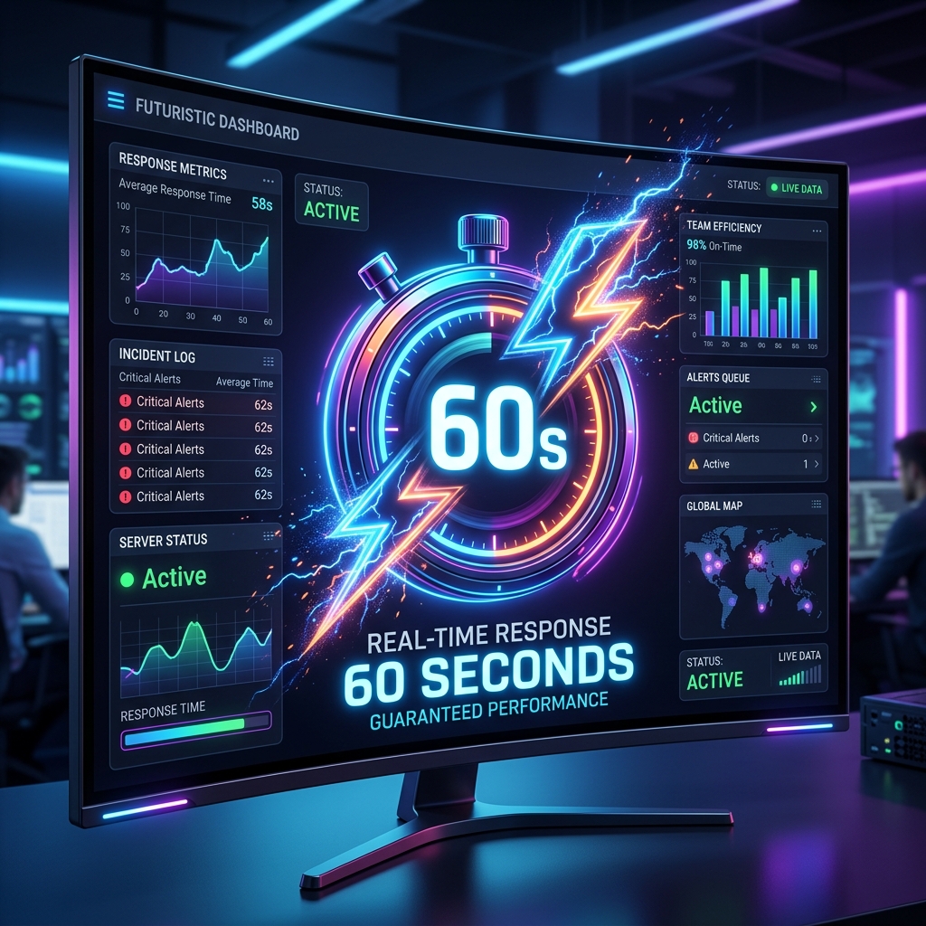 60 Second Lead Response Time Dashboard